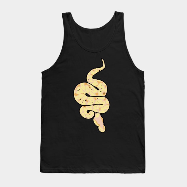 Banana Ball Python Cute Snake Noodle Tank Top by charlescheshire